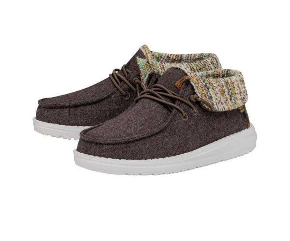 Hey Dude Slip On Shoes Wendy Fold Girls Size 12 Big Kid Youth Lightweight Canvas_5